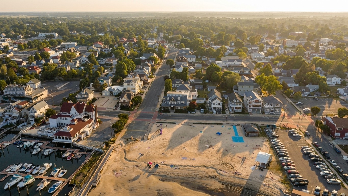 PurFrame refined aerial of 751 Bay Ave, Somers Point NJ · Euro Line Designe