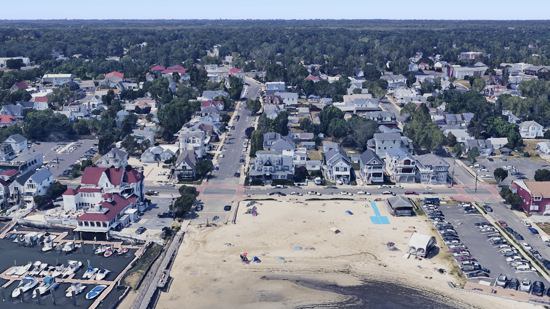 Google 3D tile view of 751 Bay Ave, Somers Point NJ · Euro Line Designe